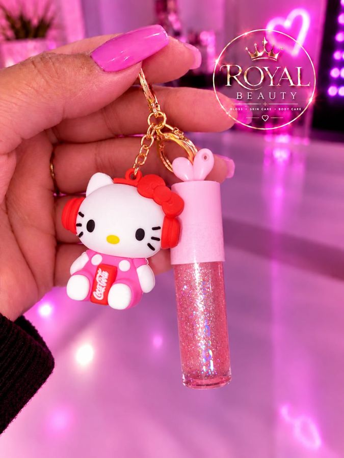 Gloss Chaveiro Hello Kitty