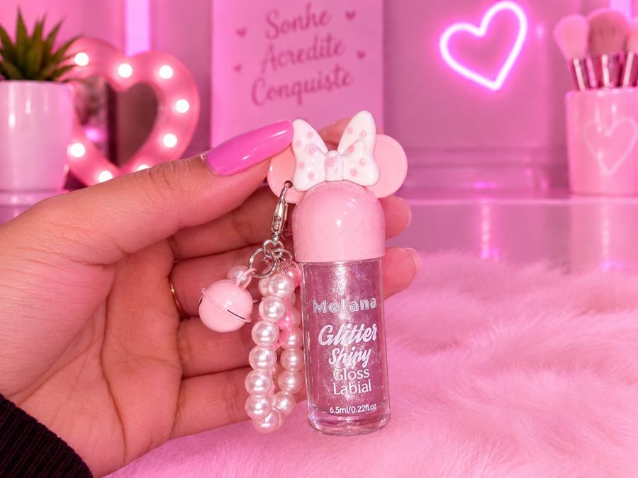 Gloss Chaveiro Minnie