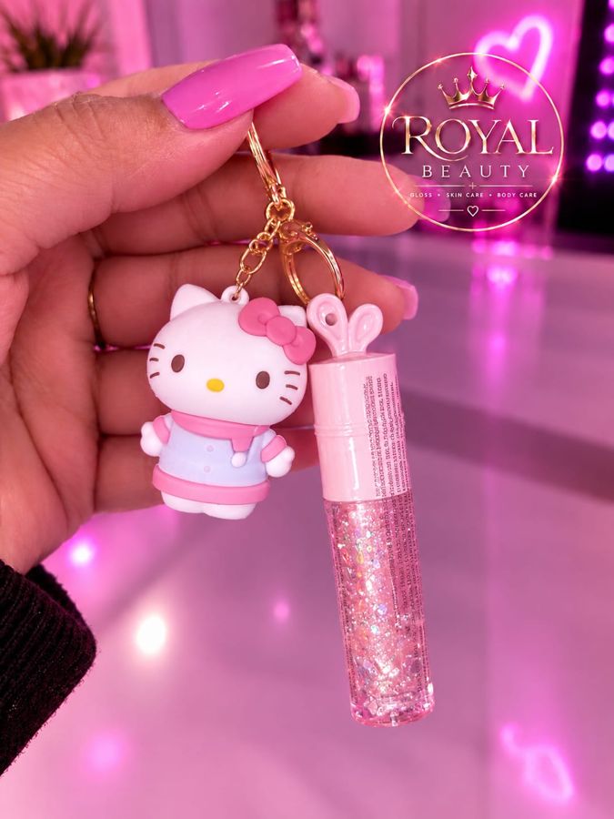 Gloss Chaveiro Hello Kitty