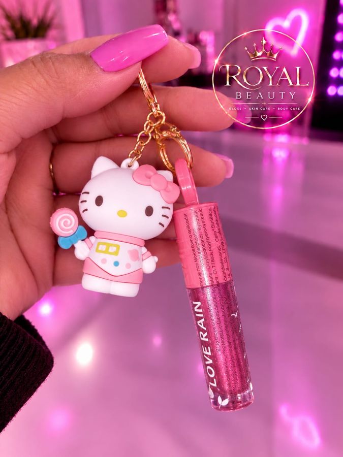 Gloss Chaveiro Hello Kitty