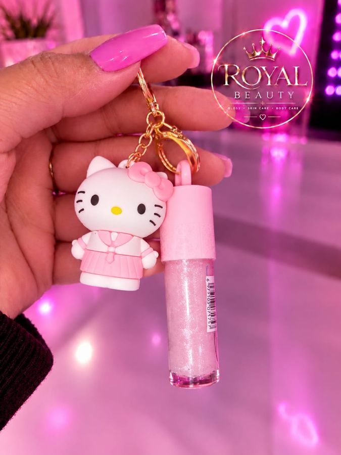 Gloss Chaveiro Hello Kitty