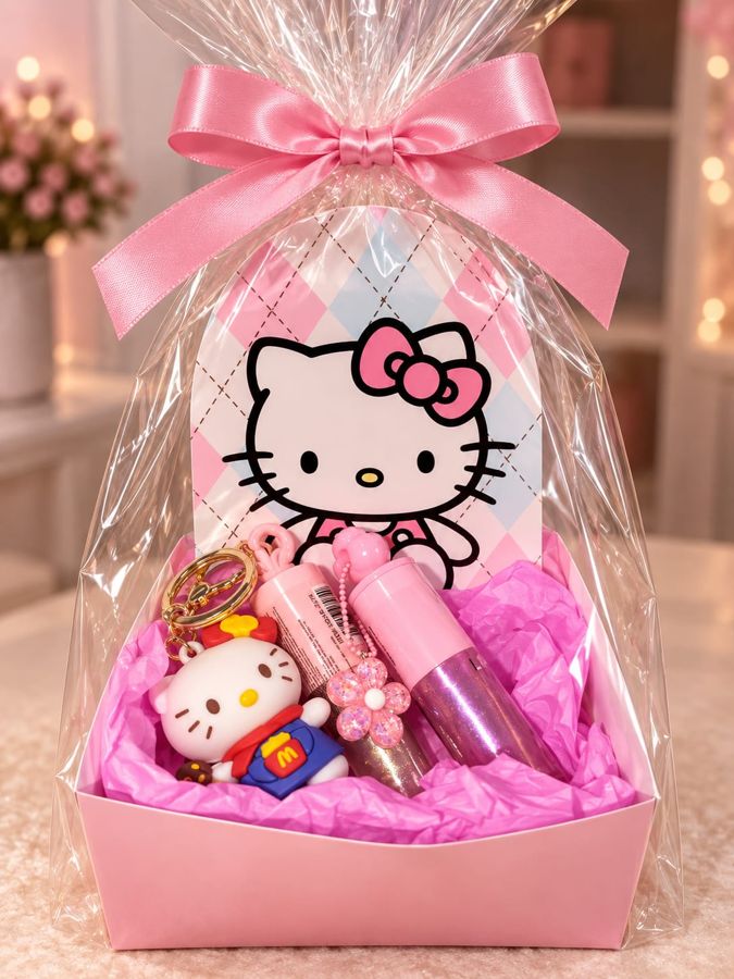 Cesta Hello Kitty Laço