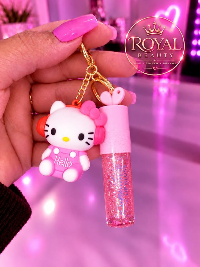 Gloss Chaveiro Hello Kitty
