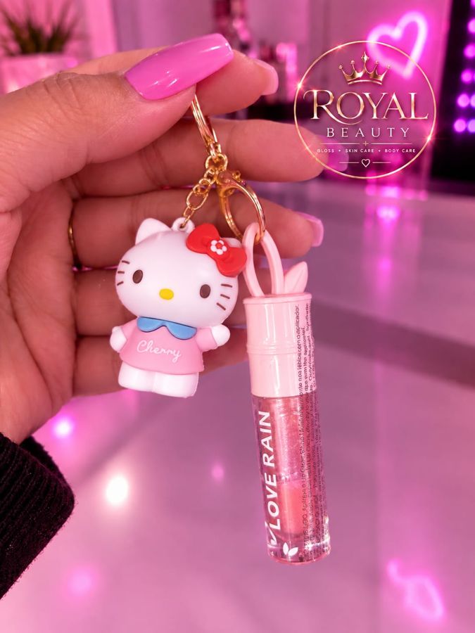 Gloss Chaveiro Hello Kitty