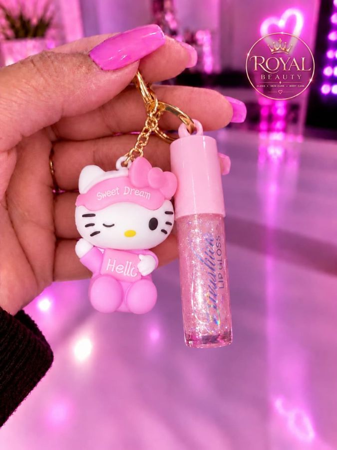 Gloss Chaveiro Hello Kitty